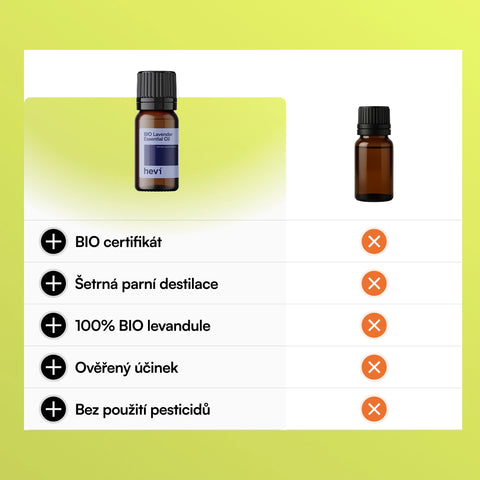 Hevi™ BIO Levandulový Esenciální Olej 10ml