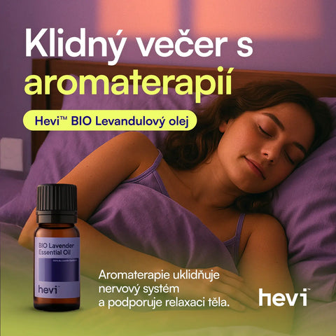 Hevi™ BIO Levandulový Esenciální Olej 10ml