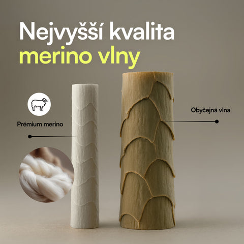 Kvalita bez škrábání – Hevi™ Peřina Merino