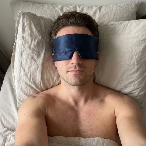 Hevi™ Hedvábná maska na spaní